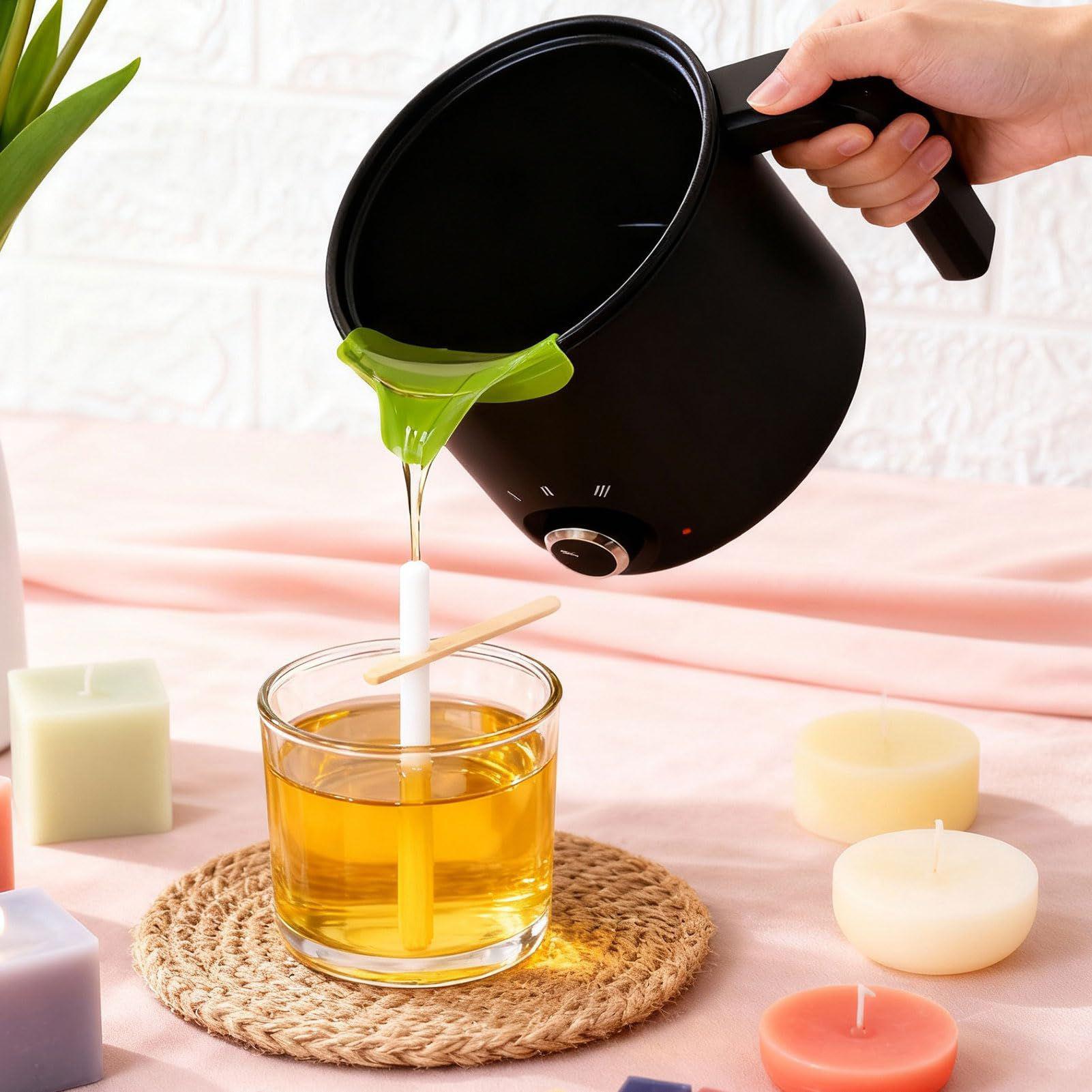 Candle Making Thermometer - Candle Wax Melter 1.5L Electric Heat-Resistant