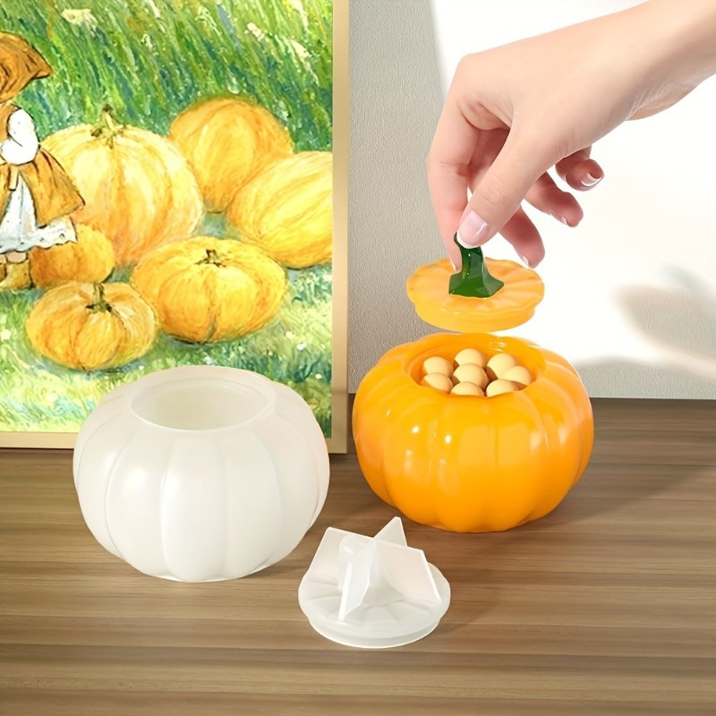 2pcs Pumpkin Jar Silicone Mold - đánh giá và giá Candle Making Design