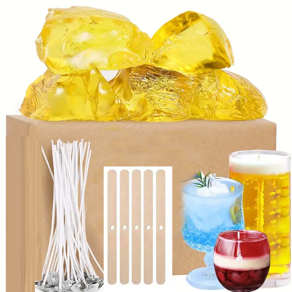 200g Yellow Clear Gel Jelly Wa - đánh giá và giá Candle Making Workshop