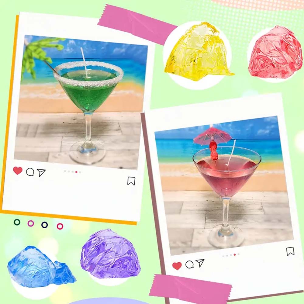 200g Yellow Clear Gel Jelly Wa - đánh giá và giá Candle Making Workshop