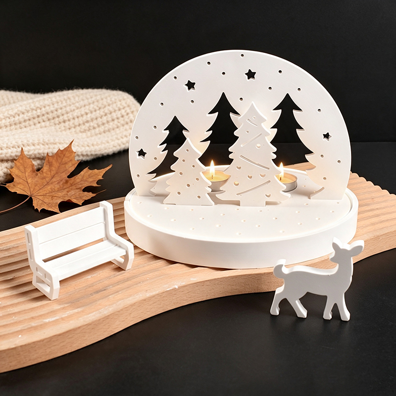 Christmas Elk Tealight Candle  - đánh giá và giá Candle Making Design