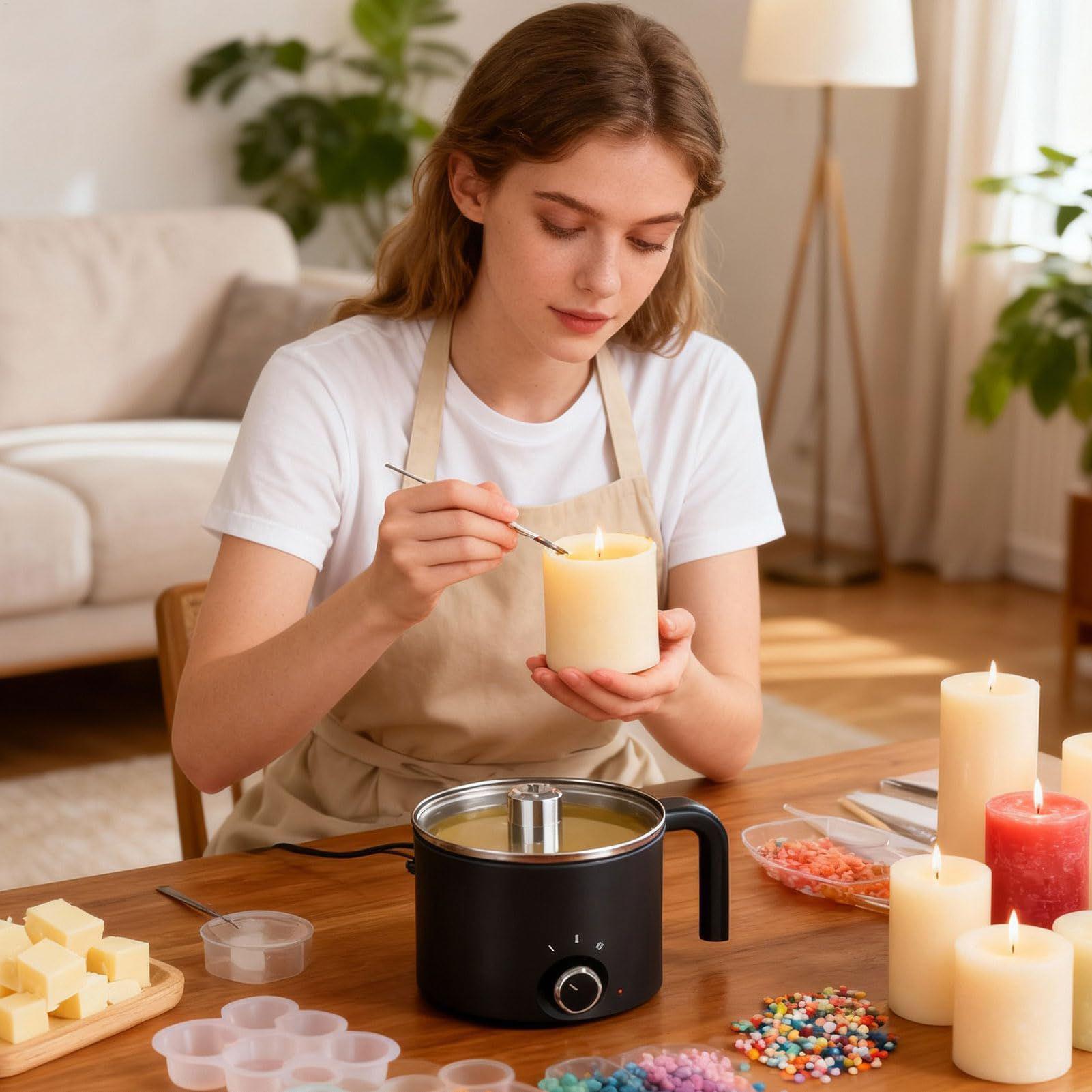 1.5L Wax Melting Pot Candle Wa - đánh giá và giá Candle Making Thermometer