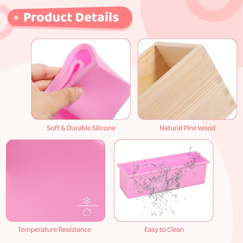 Rectangular Silicone Soap Loaf - đánh giá và giá Candle Making Homewood