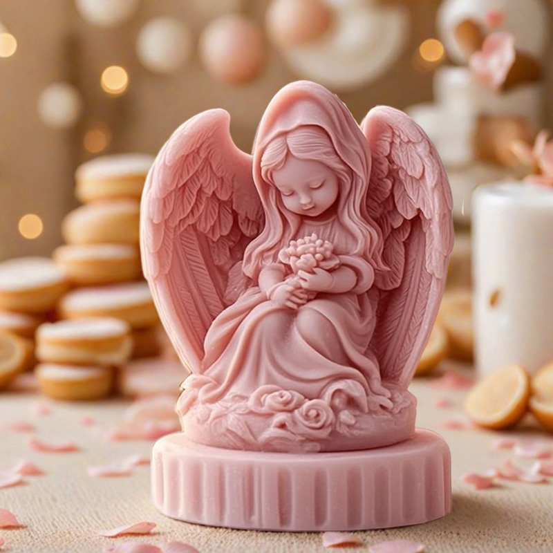 3D cute couple angel candle mo - đánh giá và giá Candle Making Thermometer