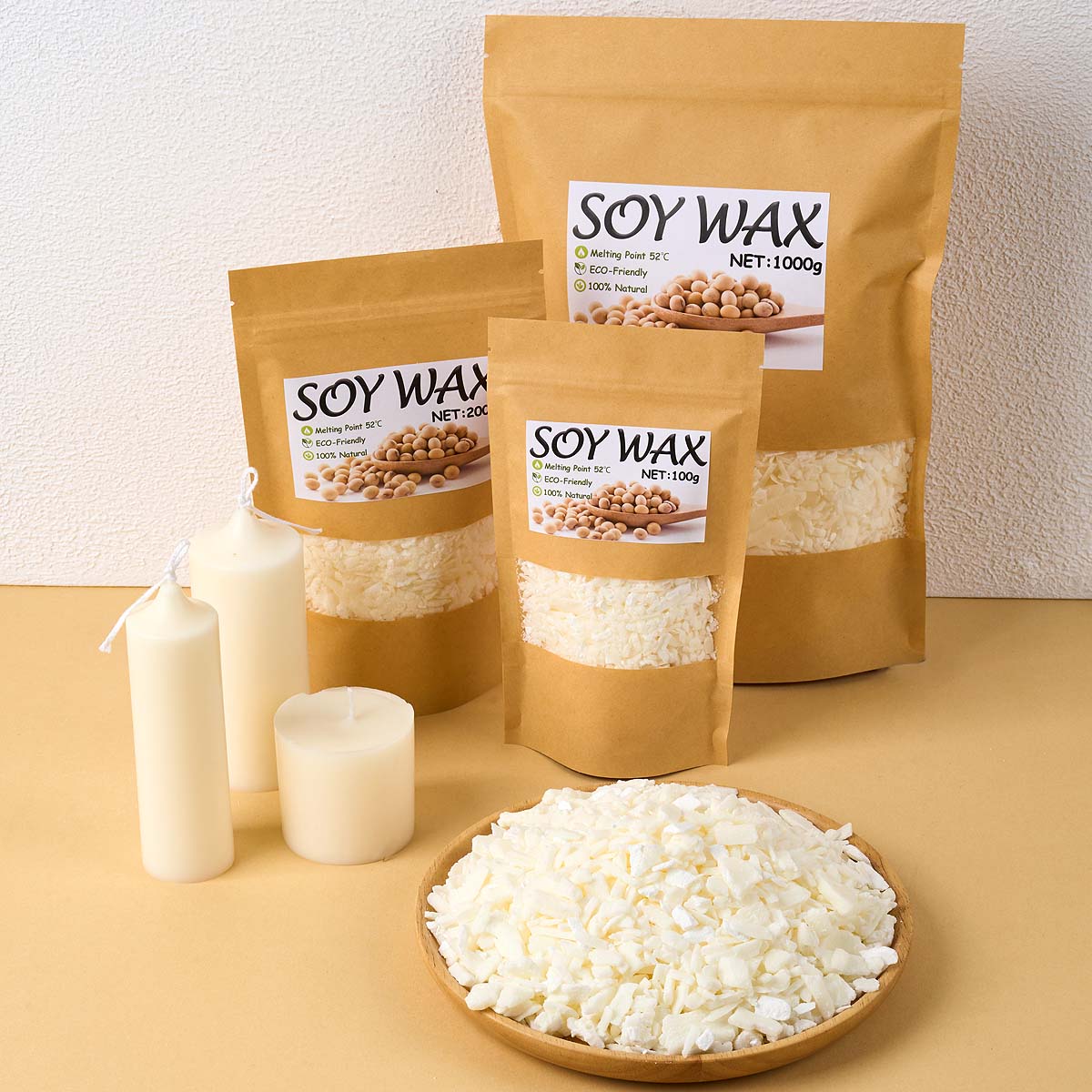 1 Pounds Pure White Soy Wax Fo - đánh giá và giá Candle Making Workshop