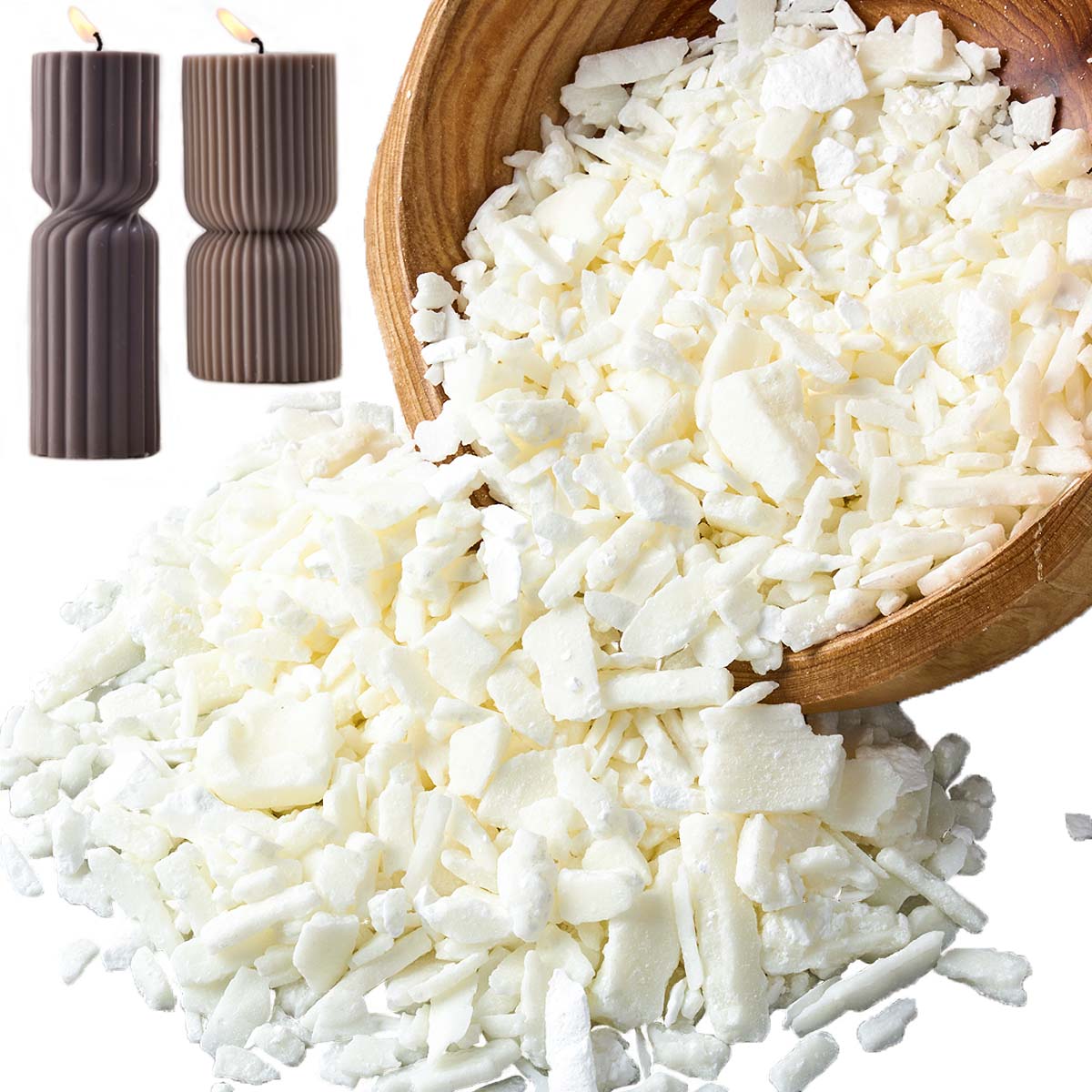 1 Pounds Pure White Soy Wax Fo - đánh giá và giá Candle Making Workshop