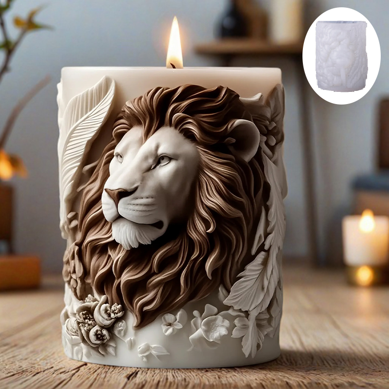 3D Lion Relief Candle Mold - F - đánh giá và giá Candle Making Thermometer
