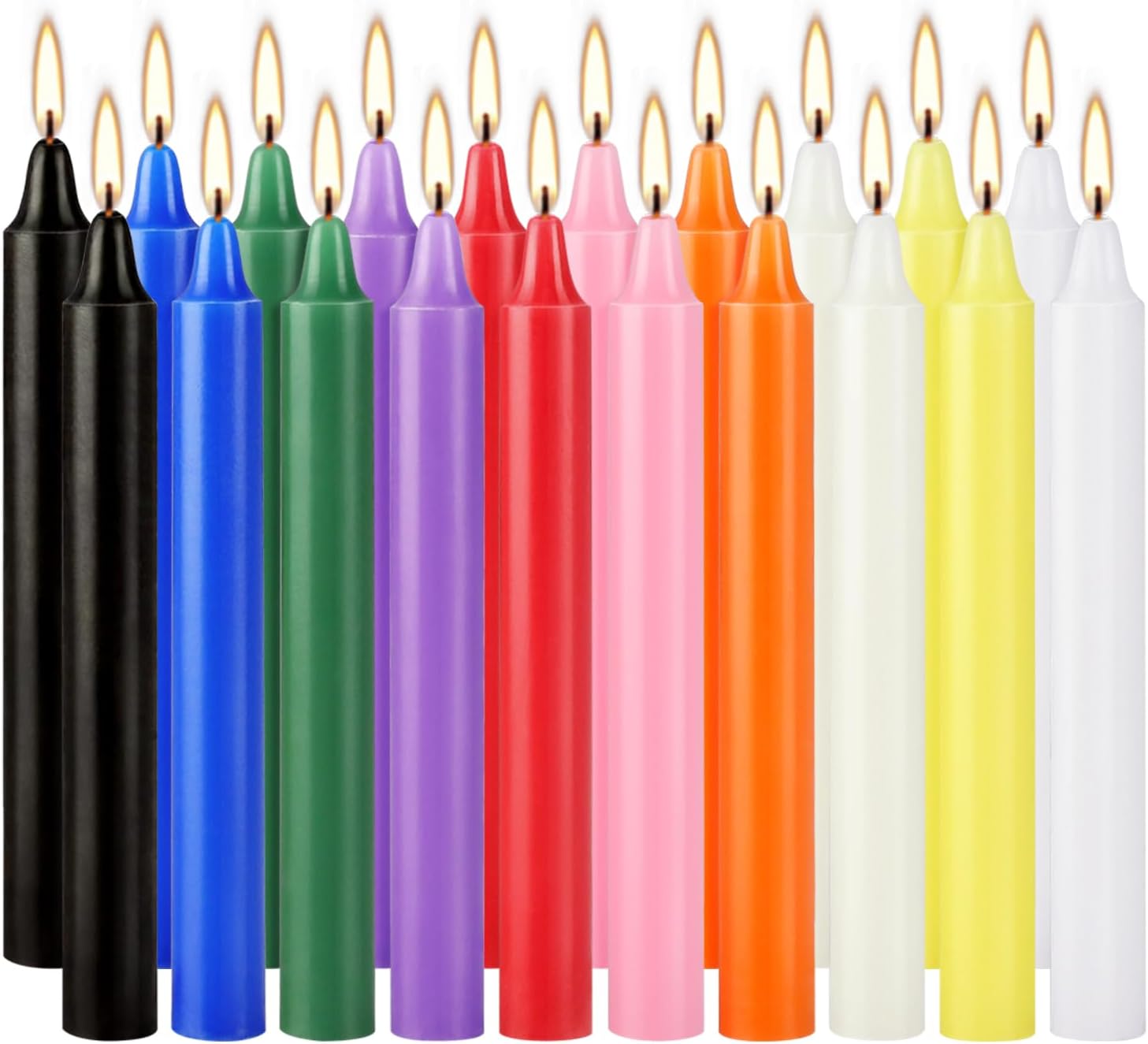 20 Colorful Small Stick Candle - đánh giá và giá Candle Making Place