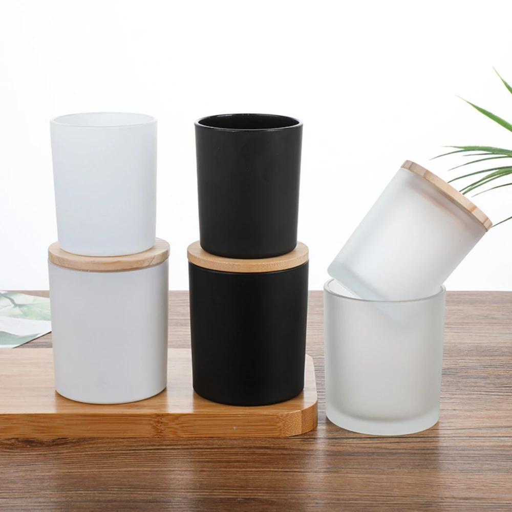 Wooden Cover Glass Candle Jars - đánh giá và giá Candle Making Homewood