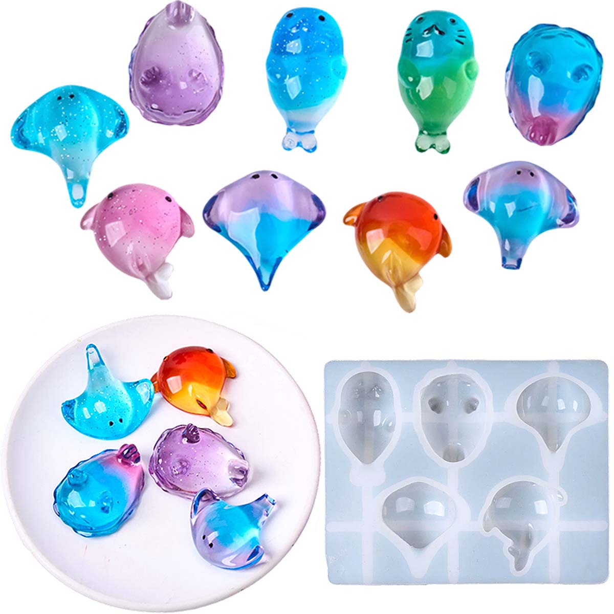 3D Healing Kawaii Manta Ray Wh - đánh giá và giá Candle Making Design