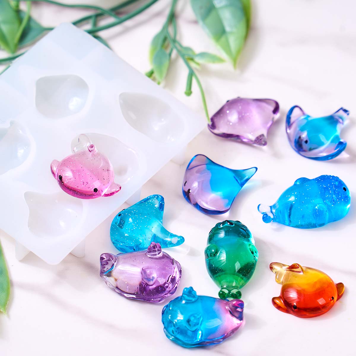 3D Healing Kawaii Manta Ray Wh - đánh giá và giá Candle Making Design