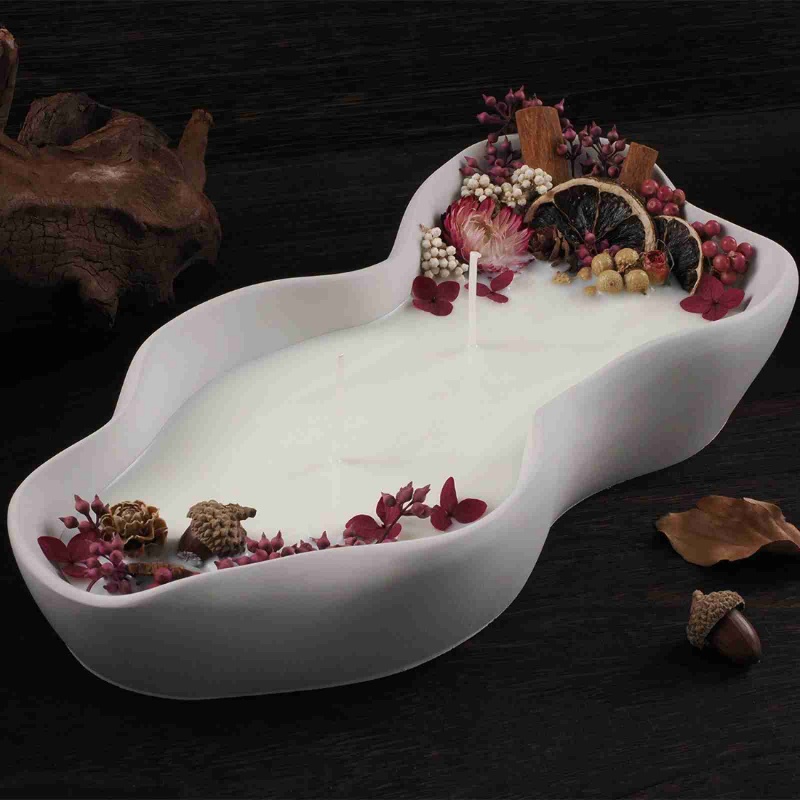 DIY Irregular Wave Candle Bowl - đánh giá và giá Candle Making Design