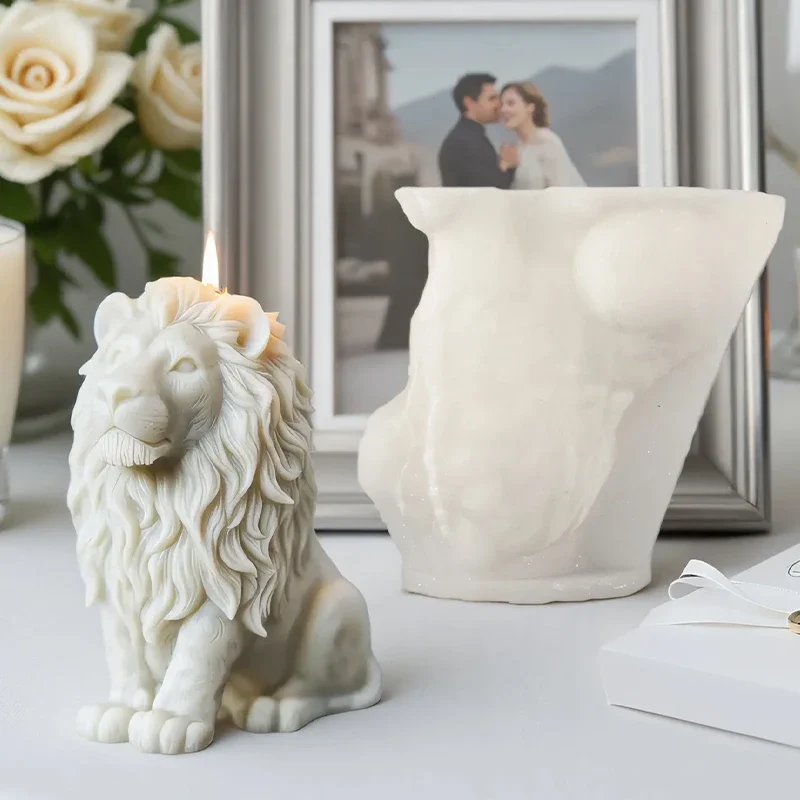 3D Lion Relief Candle Mold - F - đánh giá và giá Candle Making Thermometer