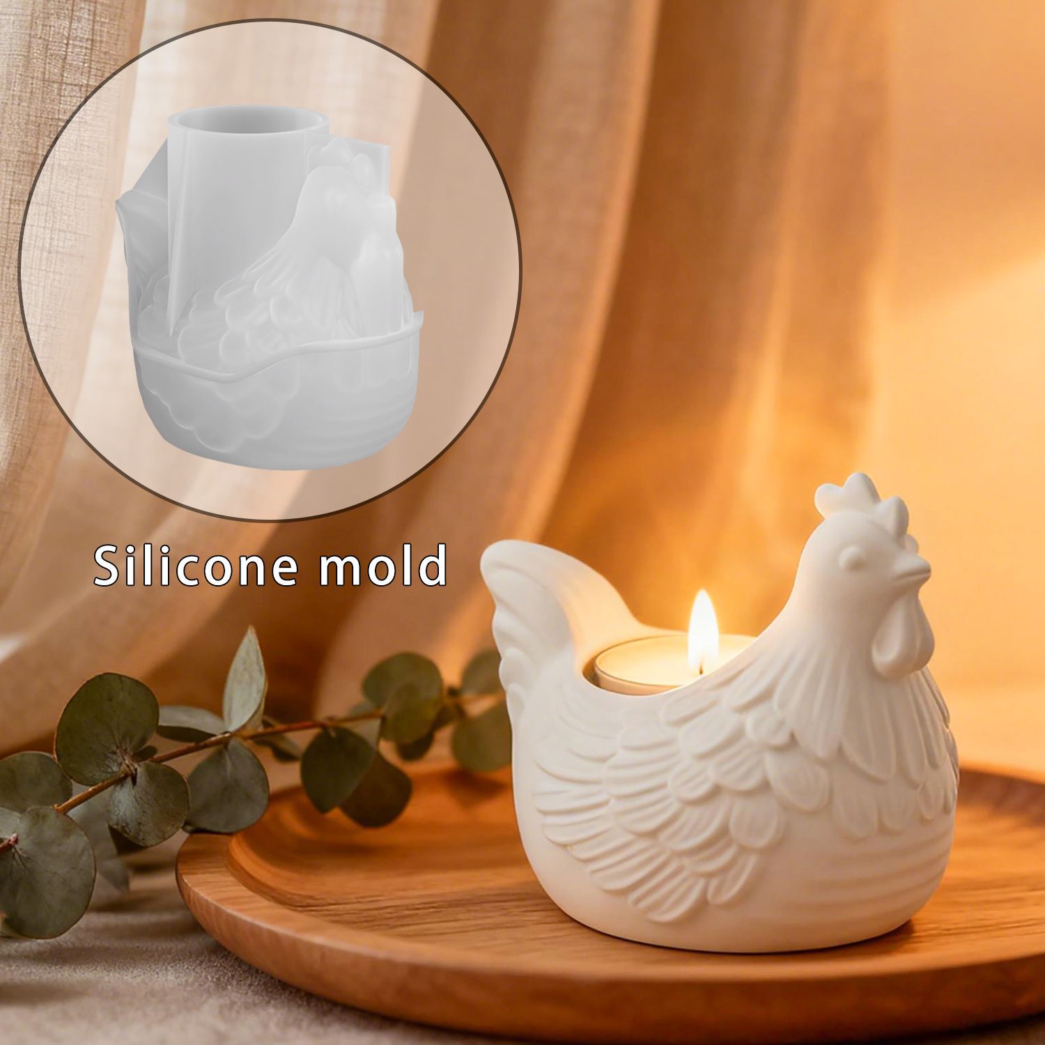 DIY 3D Little Chicken Candle H - đánh giá và giá Candle Making Design