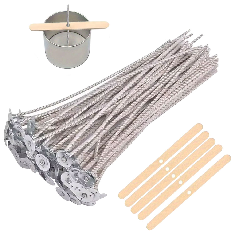 55pcs Flower Candle Wick Wood  - đánh giá và giá Candle Making Homewood