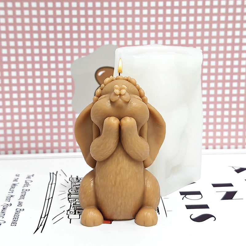 Prayer Rabbit Candle Mold Sili - đánh giá và giá Candle Making Workshop