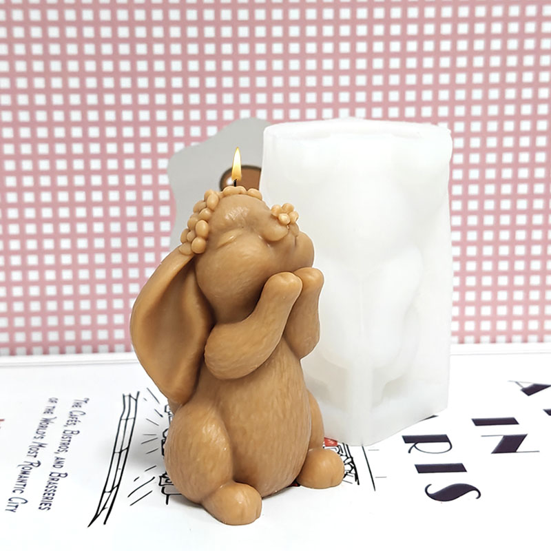 Prayer Rabbit Candle Mold Sili - đánh giá và giá Candle Making Workshop