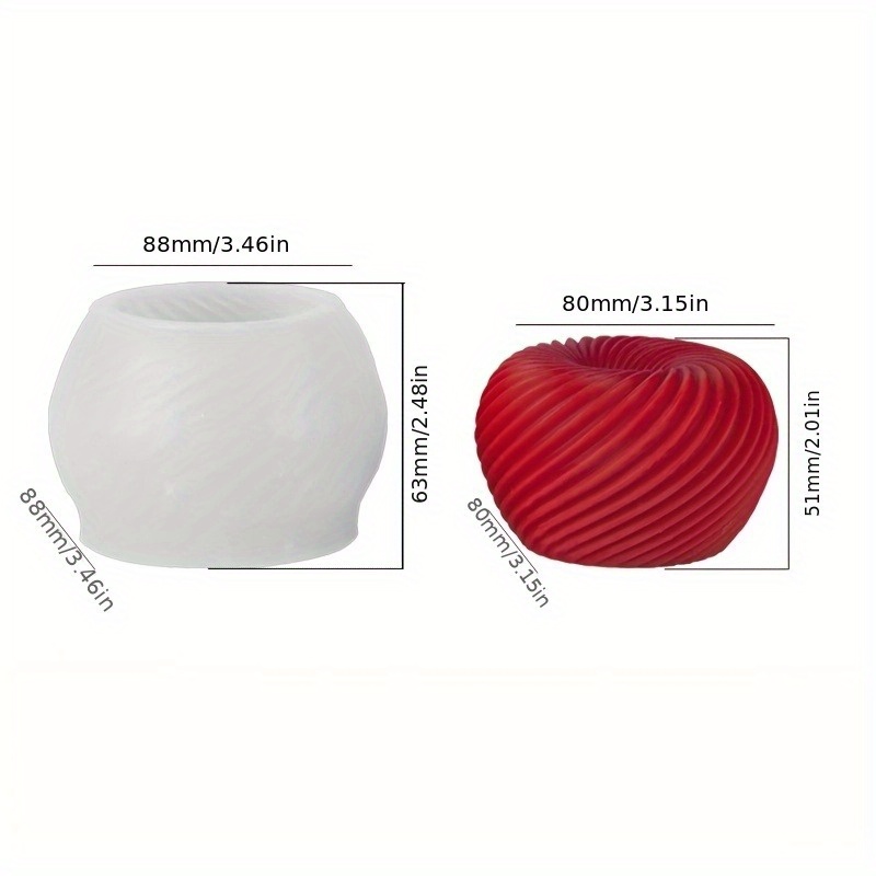 A trendy red apple silicone mo - đánh giá và giá Candle Making Design