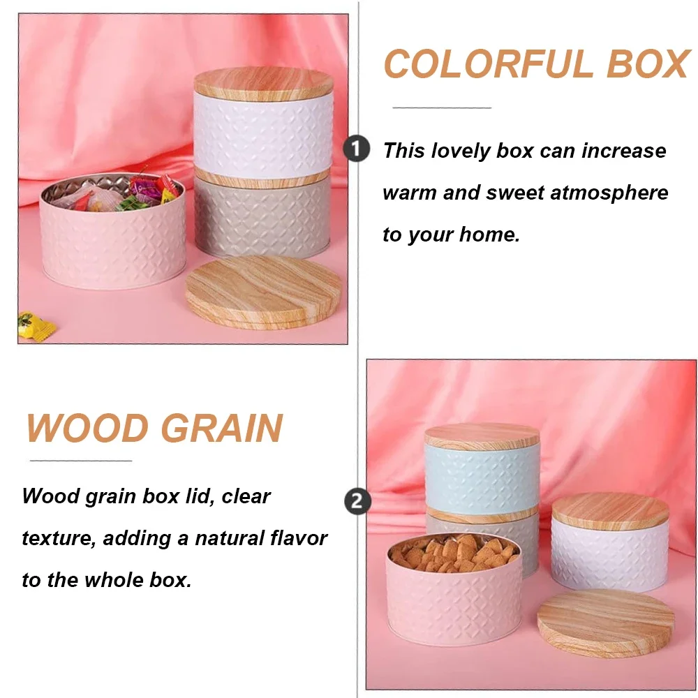 Tea Storage Jar Wood Grain Tin - đánh giá và giá Candle Making Homewood
