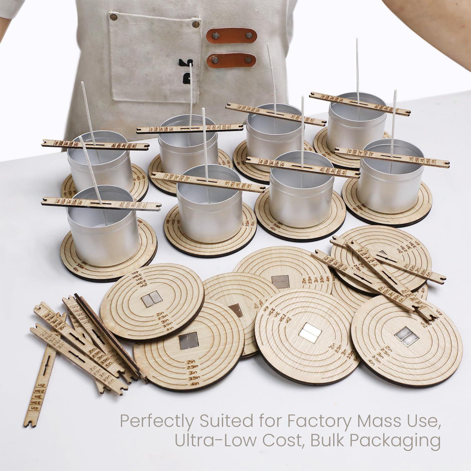 2Pcs Wick Centering Tool Woode - đánh giá và giá Candle Making Homewood